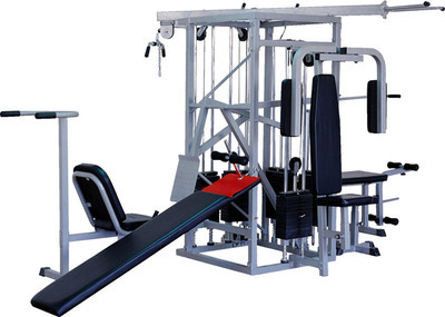 僑潤(rùn)健身器材 綜合訓(xùn)練器QR-1010，高效滿足十人站專業(yè)健身需求